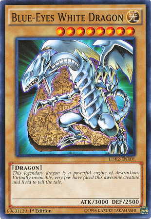 Blue-Eyes White Dragon (Version 4) [LDK2-ENK01] Common | Devastation Store