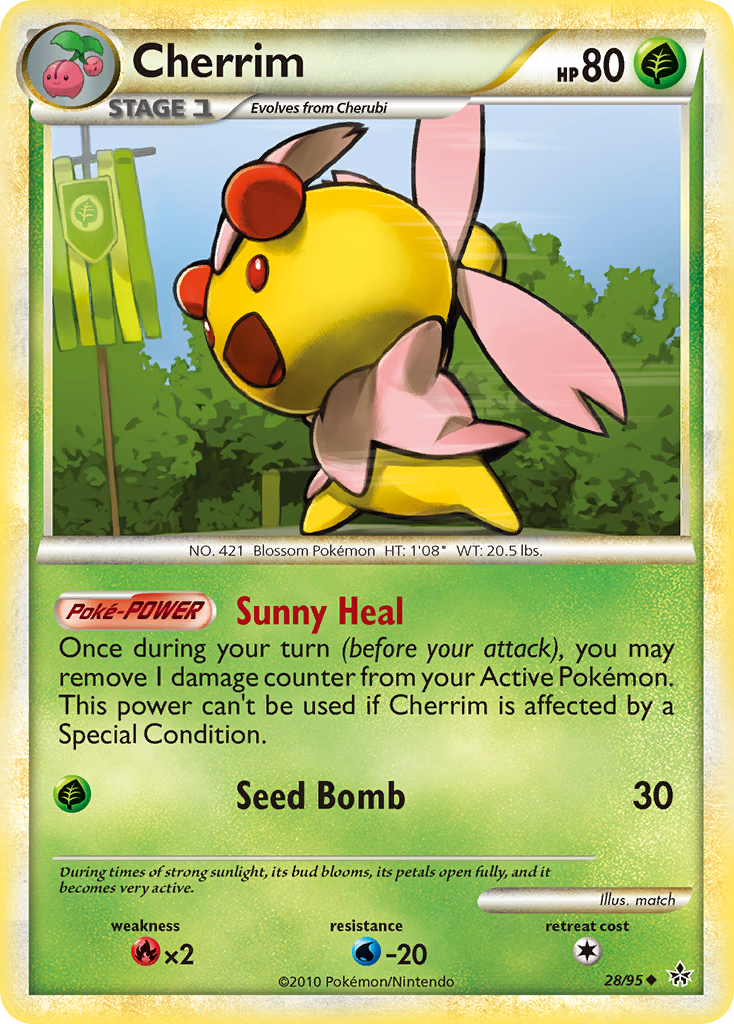 Cherrim (28/95) [HeartGold & SoulSilver: Unleashed] | Devastation Store