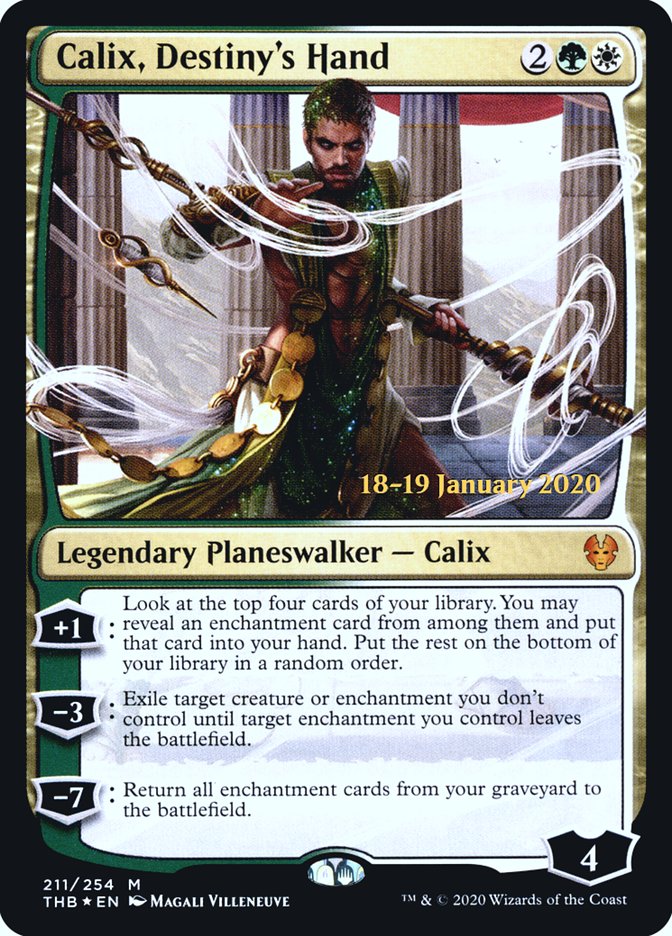Calix, Destiny's Hand [Theros Beyond Death Prerelease Promos] | Devastation Store