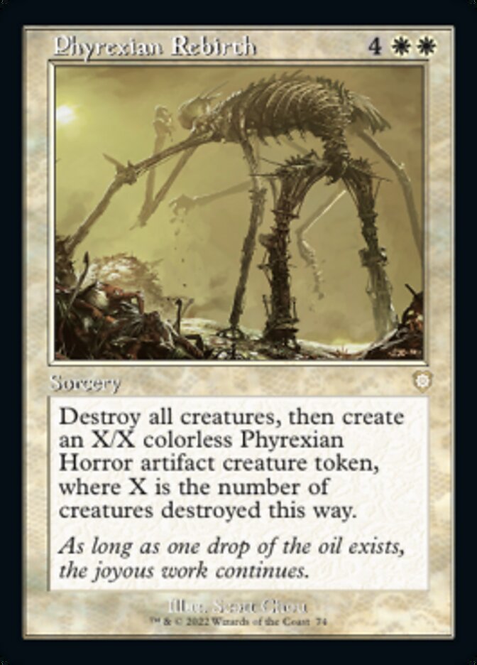 Phyrexian Rebirth (Retro) [The Brothers' War Commander] | Devastation Store