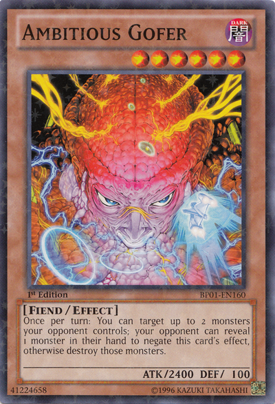 Ambitious Gofer [BP01-EN160] Starfoil Rare | Devastation Store