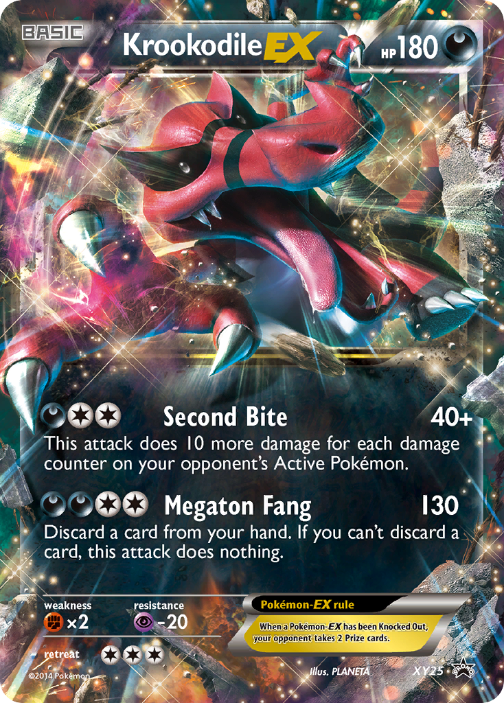 Krookodile EX (XY25) [XY: Black Star Promos] | Devastation Store