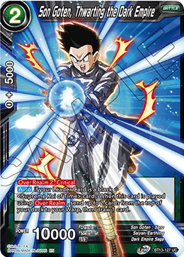 Son Goten, Thwarting the Dark Empire (Uncommon) [BT13-127] | Devastation Store
