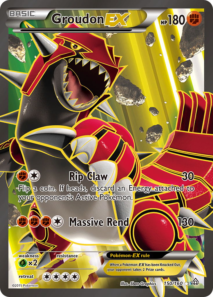 Groudon EX (150/160) [XY: Primal Clash] | Devastation Store