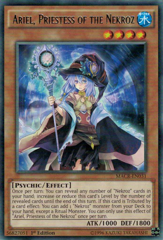 Ariel, Priestess of the Nekroz [MACR-EN031] Rare | Devastation Store