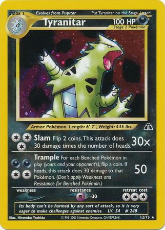 Tyranitar (12/75) [Neo Discovery Unlimited] | Devastation Store