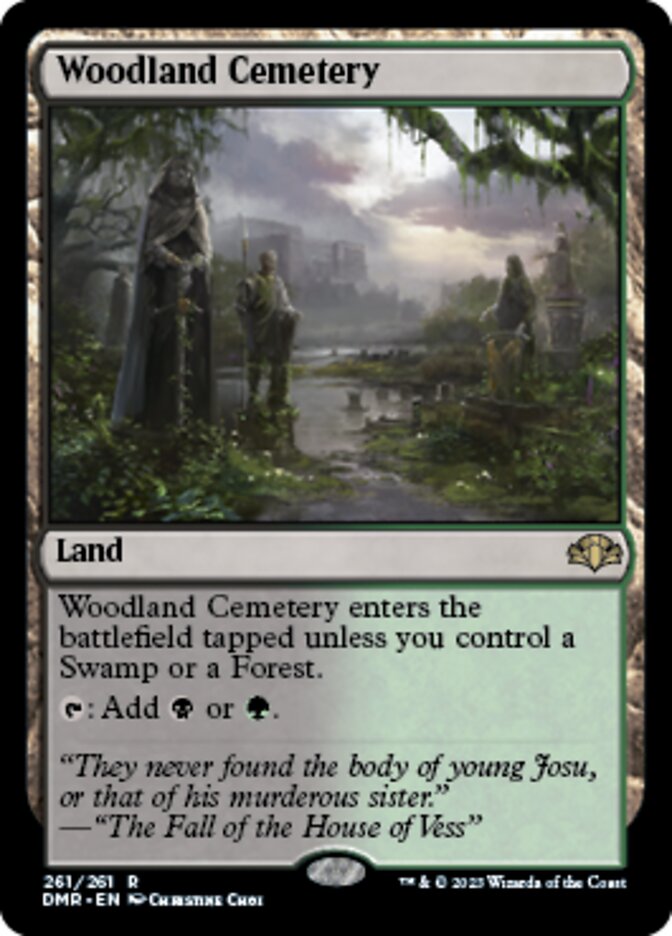 Woodland Cemetery [Dominaria Remastered] | Devastation Store