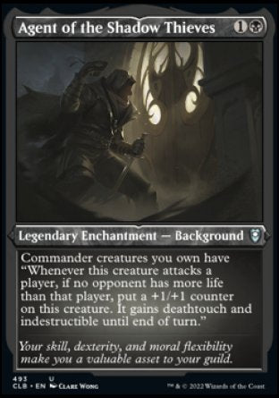 Agent of the Shadow Thieves (Foil Etched) [Commander Legends: Battle for Baldur's Gate] | Devastation Store