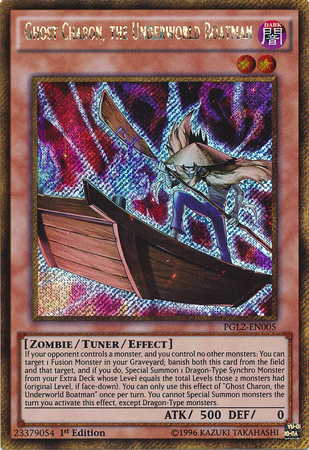 Ghost Charon, the Underworld Boatman [PGL2-EN005] Gold Secret Rare | Devastation Store