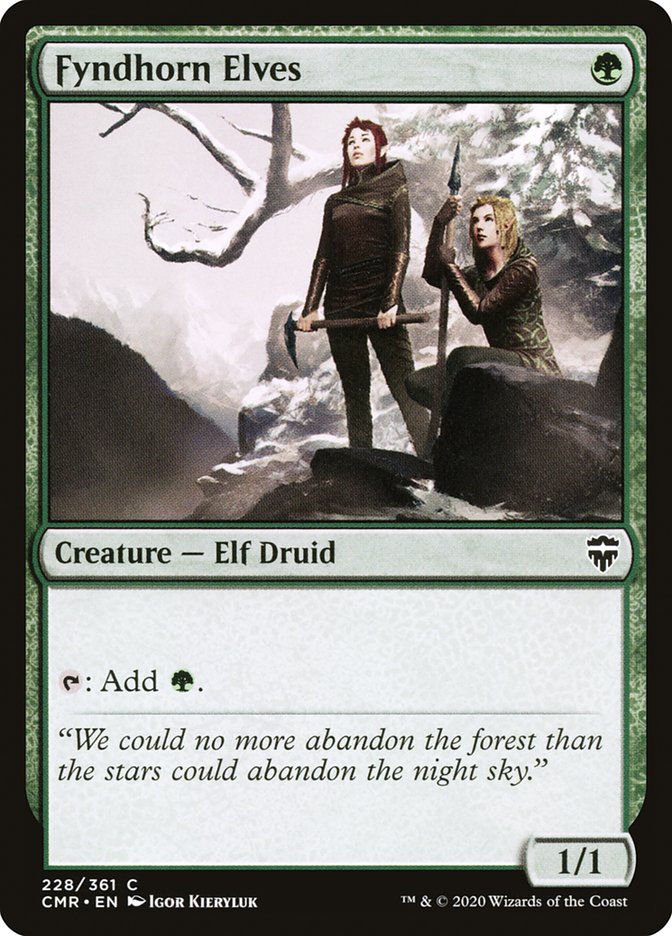 Fyndhorn Elves [Commander Legends] | Devastation Store