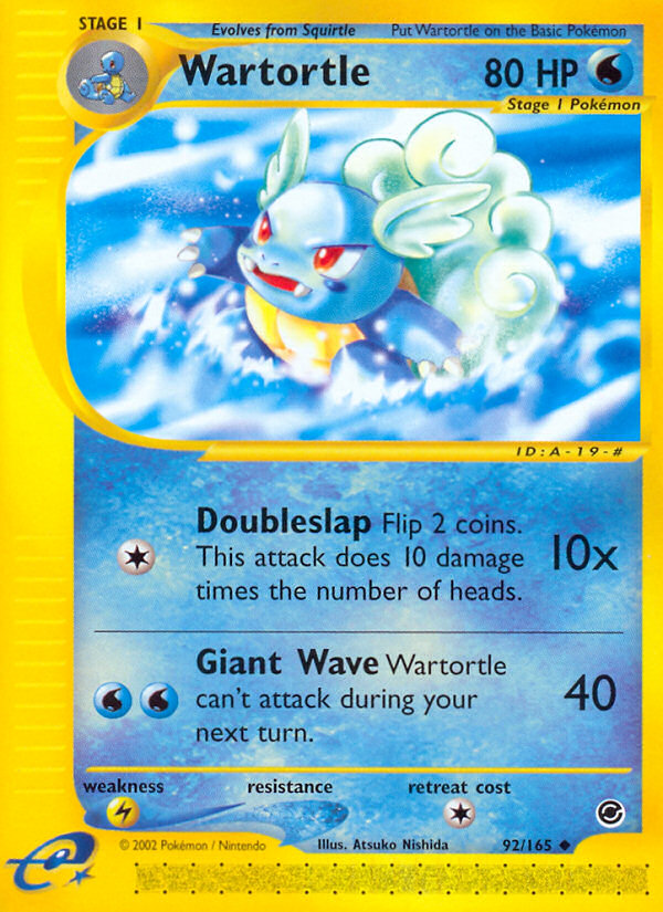 Wartortle (92/165) [Expedition: Base Set] | Devastation Store