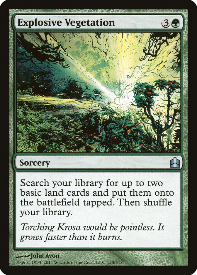 Explosive Vegetation [Commander 2011] | Devastation Store