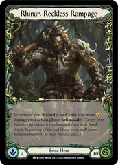 Harmonized Kodachi // Rhinar, Reckless Rampage [U-WTR078 // U-WTR001] Unlimited Normal | Devastation Store