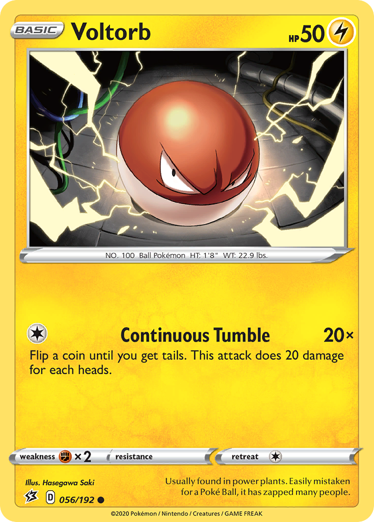 Voltorb (056/192) [Sword & Shield: Rebel Clash] | Devastation Store