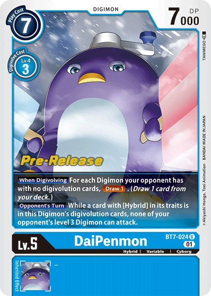 DaiPenmon [BT7-024] [Next Adventure Pre-Release Cards] | Devastation Store