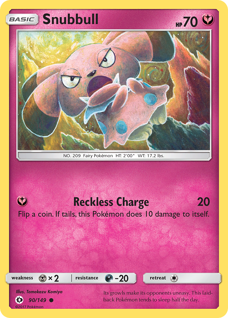 Snubbull (90/149) [Sun & Moon: Base Set] | Devastation Store