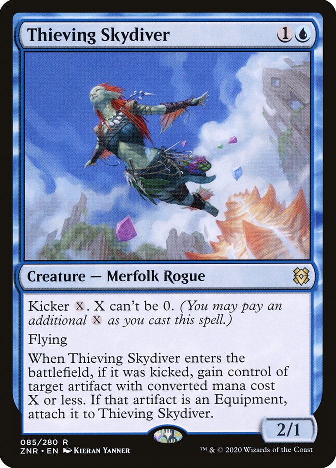 Thieving Skydiver [Zendikar Rising] | Devastation Store