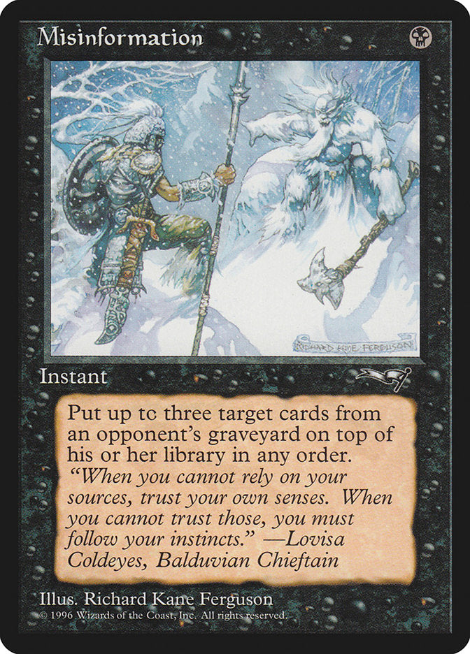 Misinformation [Alliances] - Devastation Store | Devastation Store