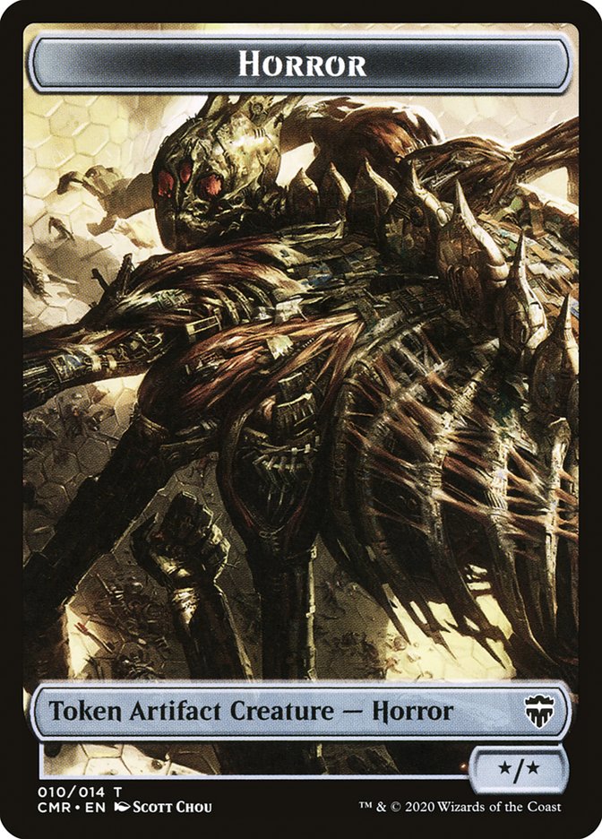 Horror // Thrull Token [Commander Legends Tokens] | Devastation Store