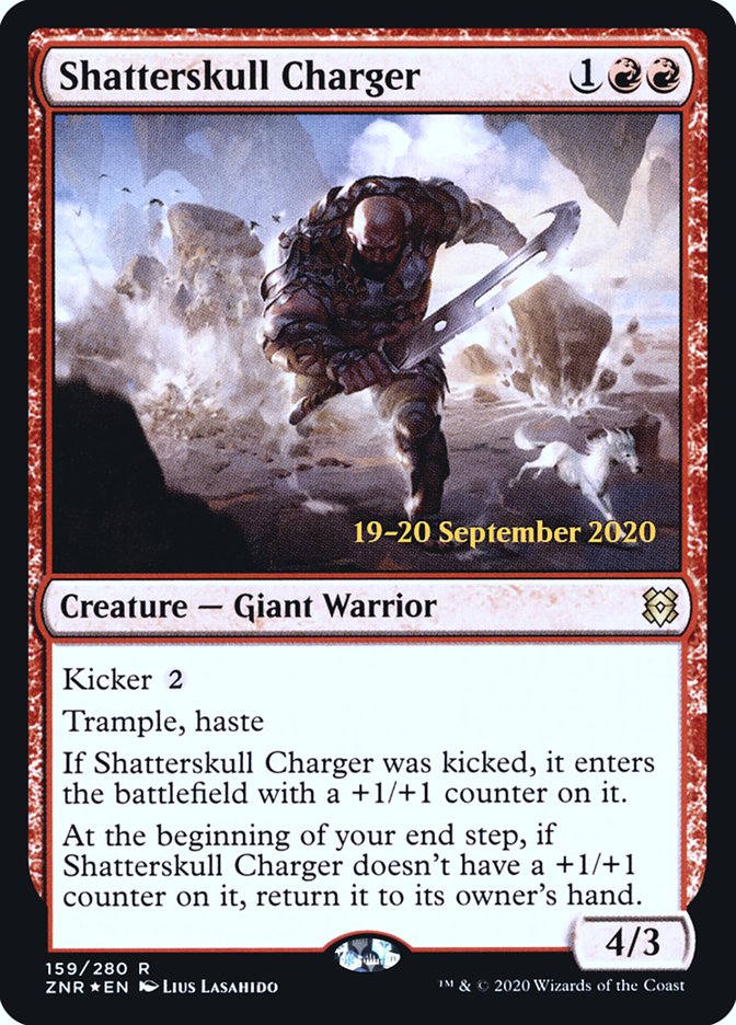 Shatterskull Charger [Zendikar Rising Prerelease Promos] | Devastation Store