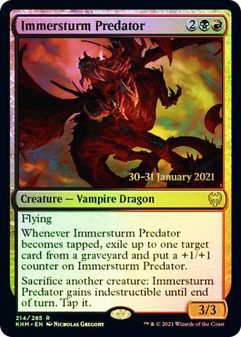 Immersturm Predator [Kaldheim Prerelease Promos] | Devastation Store