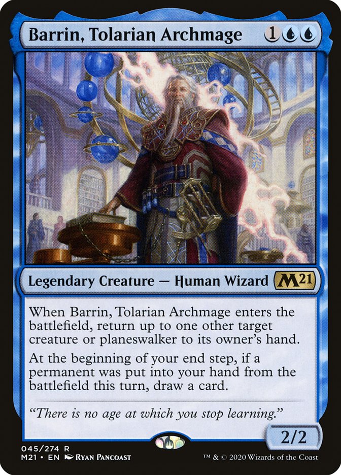 Barrin, Tolarian Archmage [Core Set 2021] | Devastation Store