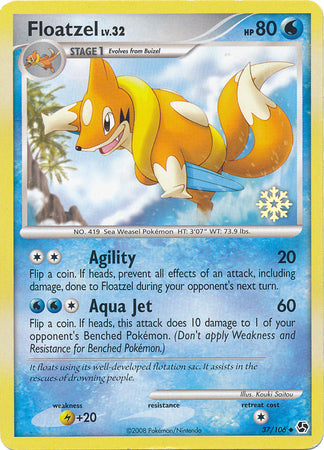 Floatzel (37/106) [Countdown Calendar Promos] | Devastation Store