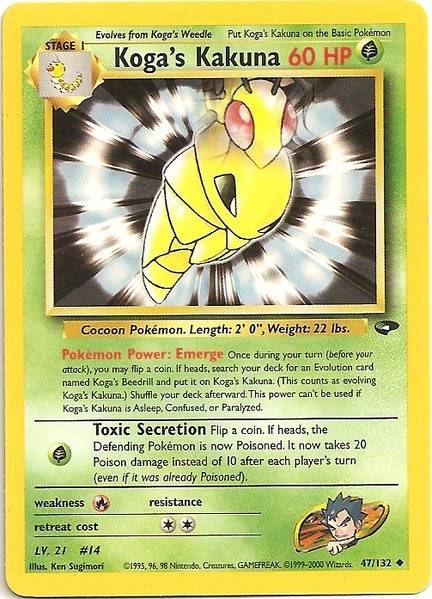 Koga's Kakuna (47/132) [Gym Challenge Unlimited] | Devastation Store