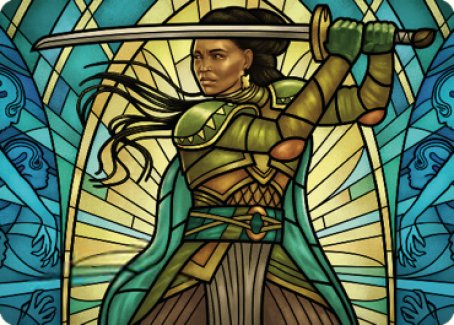 Shanna, Purifying Blade Art Card 2 [Dominaria United Art Series] | Devastation Store