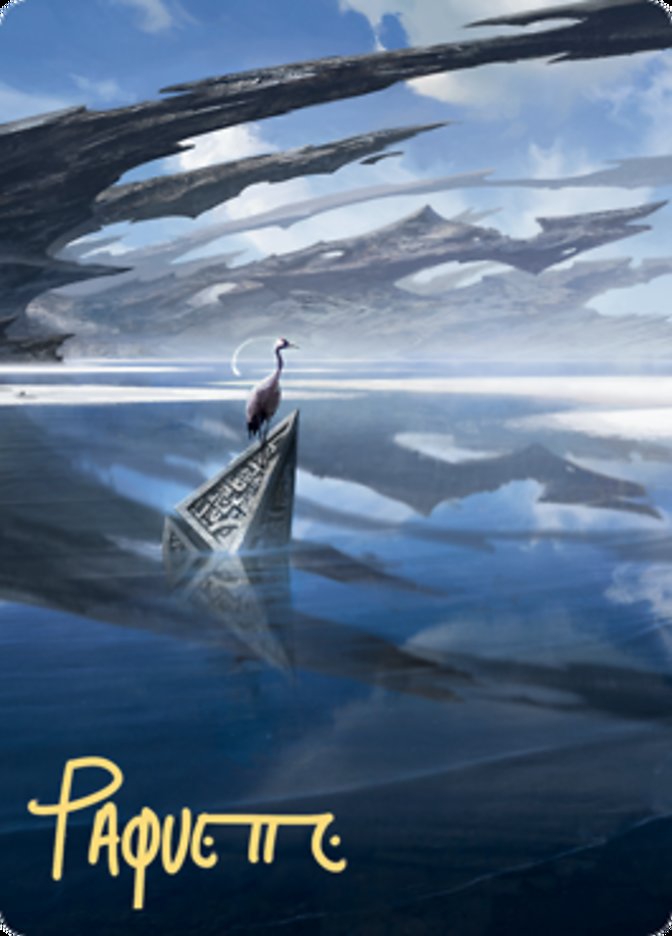 Seachrome Coast Art Card (Gold-Stamped Signature) [Zendikar Rising Art Series] | Devastation Store