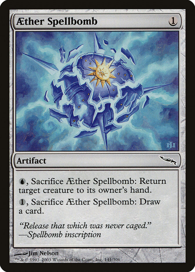 Aether Spellbomb [Mirrodin] | Devastation Store