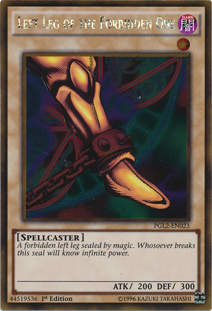 Left Leg of the Forbidden One [PGL2-EN023] Gold Rare | Devastation Store