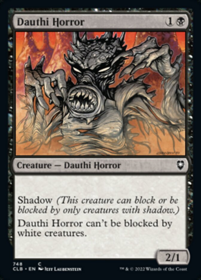 Dauthi Horror [Commander Legends: Battle for Baldur's Gate] | Devastation Store
