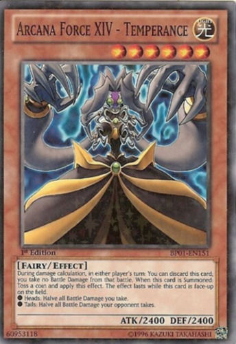 Arcana Force XIV - Temperance [BP01-EN151] Starfoil Rare | Devastation Store