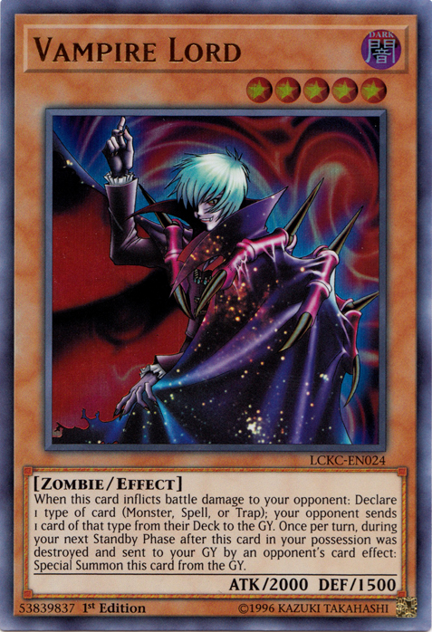 Vampire Lord [LCKC-EN024] Ultra Rare | Devastation Store