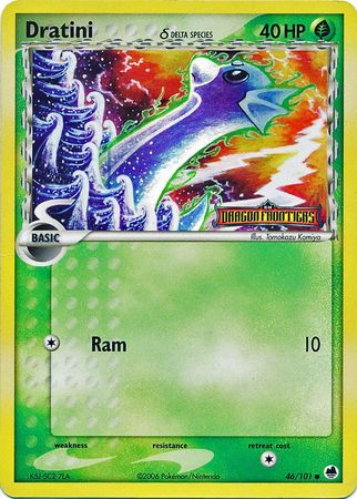 Dratini (46/101) (Delta Species) (Stamped) [EX: Dragon Frontiers] | Devastation Store