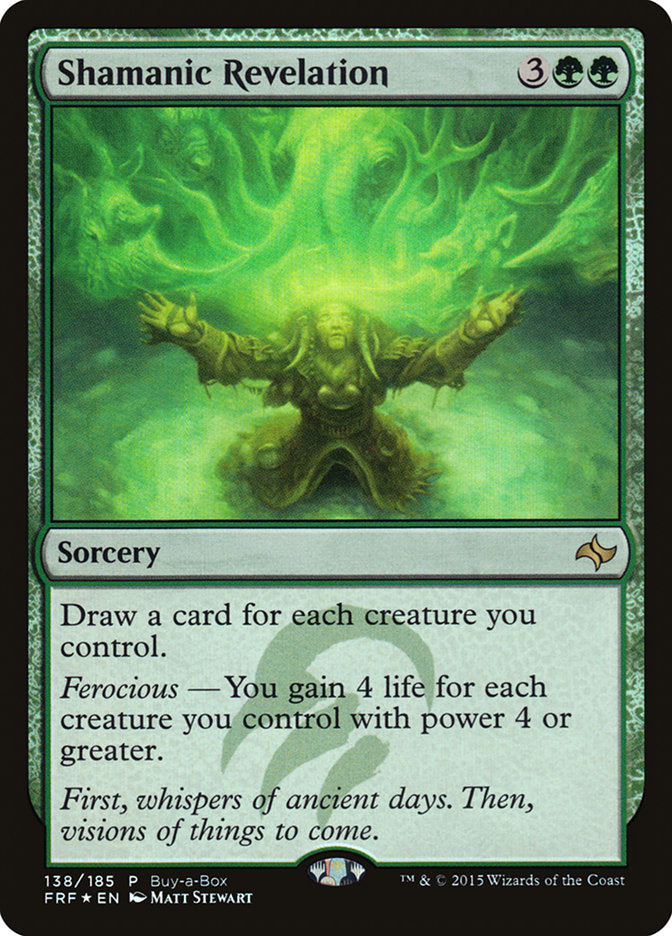 Shamanic Revelation (Buy-a-box) [Fate Reforged Promos] | Devastation Store