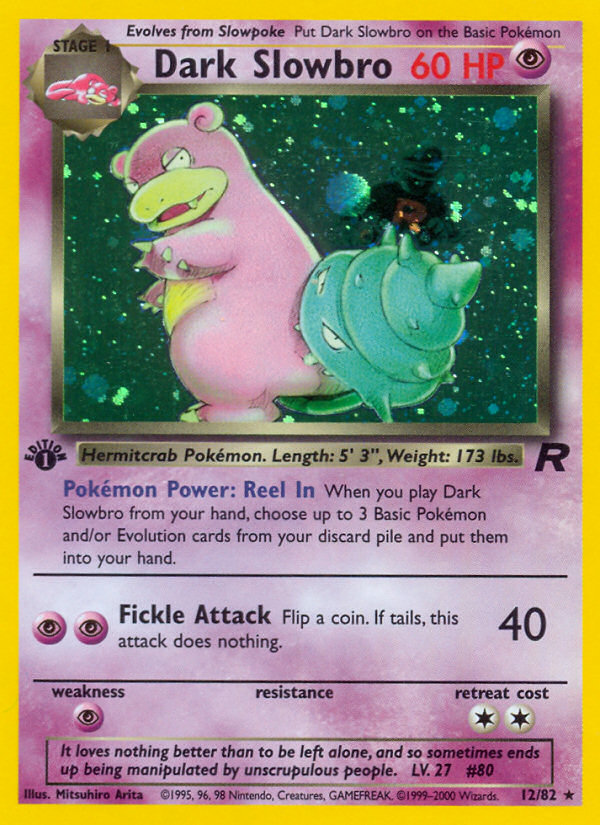 Dark Slowbro (12/82) [Team Rocket 1st Edition] | Devastation Store