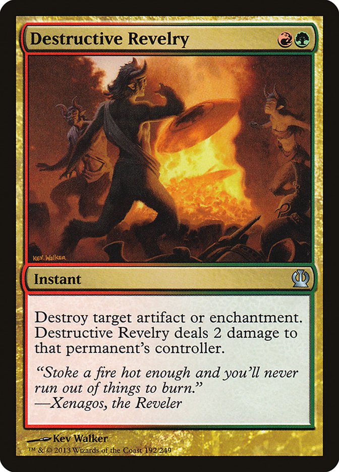 Destructive Revelry [Theros] - Devastation Store | Devastation Store