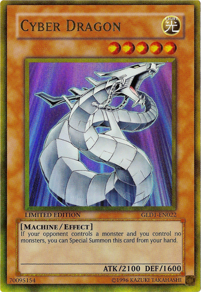 Cyber Dragon [GLD1-EN022] Gold Rare | Devastation Store