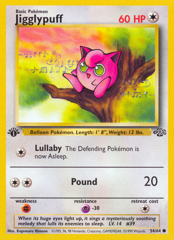 Jigglypuff (54/64) [Jungle 1st Edition] | Devastation Store