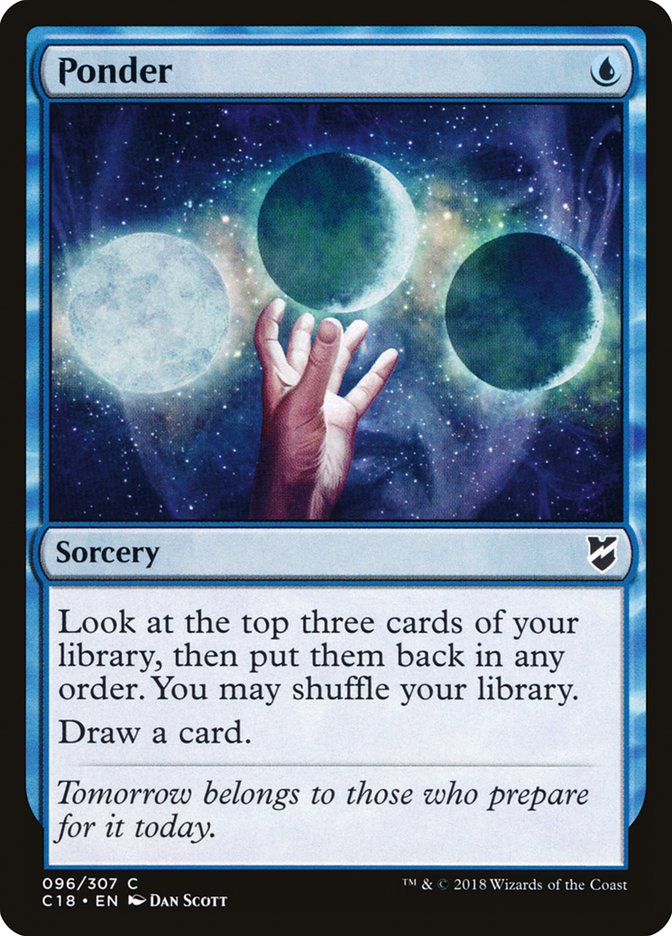 Ponder [Commander 2018] | Devastation Store