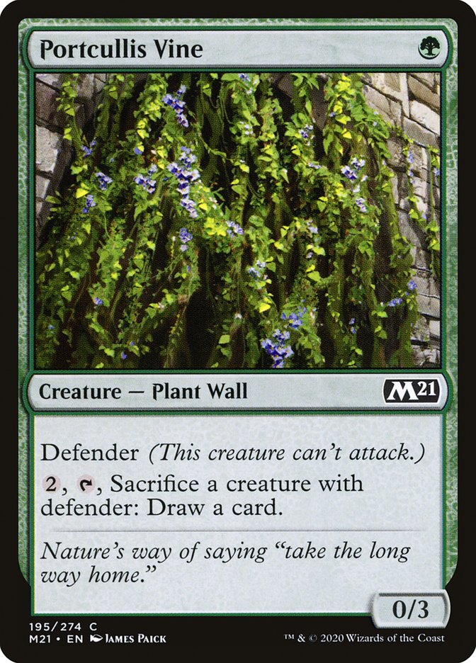 Portcullis Vine [Core Set 2021] | Devastation Store