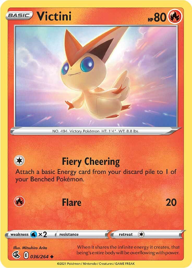 Victini (036/264) [Sword & Shield: Fusion Strike] | Devastation Store