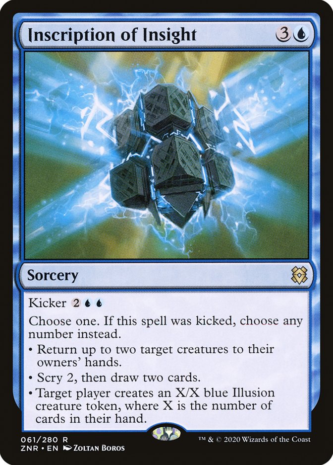 Inscription of Insight [Zendikar Rising] | Devastation Store