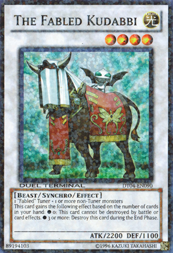 The Fabled Kudabbi [DT04-EN090] Super Rare | Devastation Store