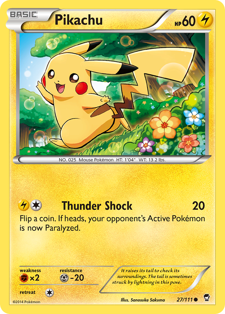 Pikachu (27/111) [XY: Furious Fists] | Devastation Store