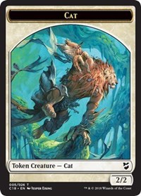Cat // Soldier Double-sided Token [Commander 2018 Tokens] | Devastation Store