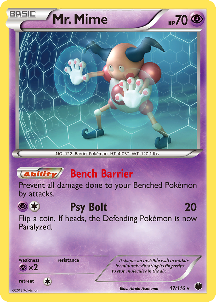 Mr. Mime (47/116) [Black & White: Plasma Freeze] | Devastation Store