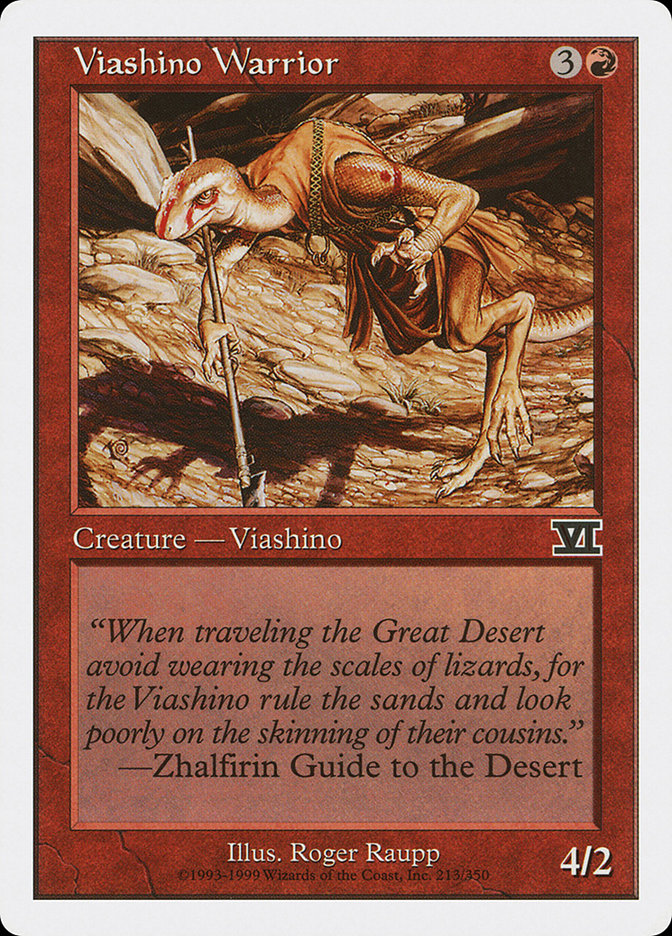 Viashino Warrior [Classic Sixth Edition] | Devastation Store